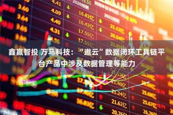 鑫赢智投 万马科技：“遨云”数据闭环工具链平台产品中涉及数据管理等能力